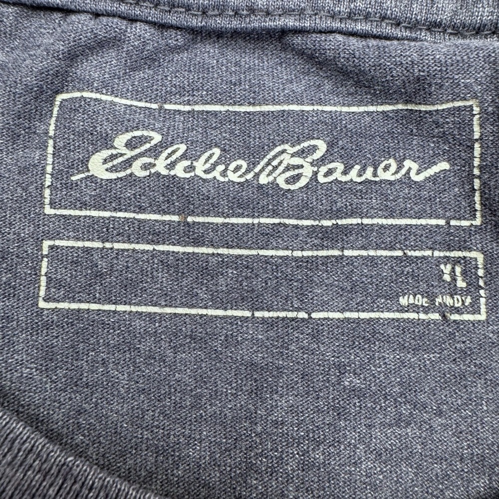 Eddie Bauer Mens XL Mountain Graphic Tee Expedition Outfitters Outdoor Shirt - Picture 5 of 12